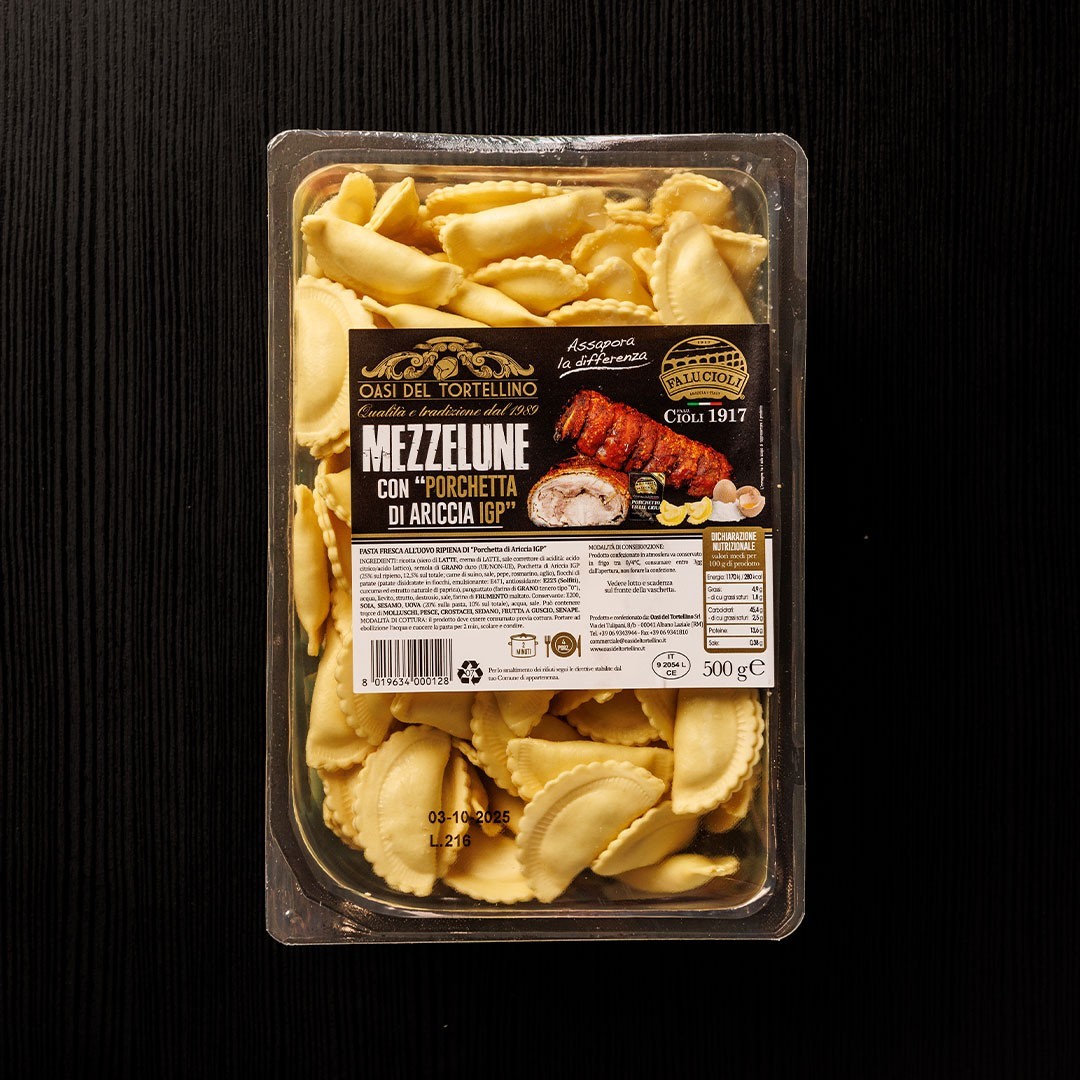 Mezzelune Fresche con Porchetta di Ariccia IGP | Acquista Online | Cioli 1917